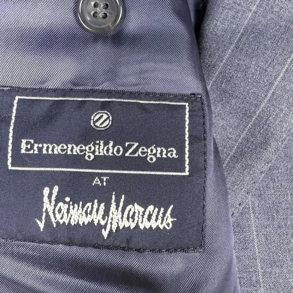 Ermenegildo Zegna Pinstripe Wool Blazer Sport Coat Made in Italy 58L/48L‎ US